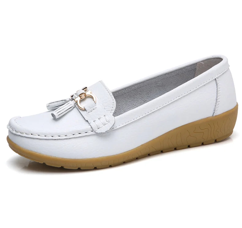 Sapatos Baixos Para Mulheres Sapatos Casuais Mocassins Slip On