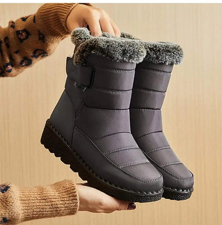 Botas de neve femininas  macias