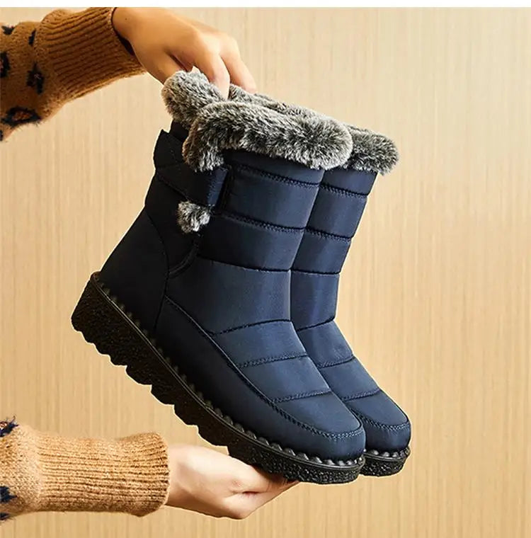 Botas de neve femininas  macias