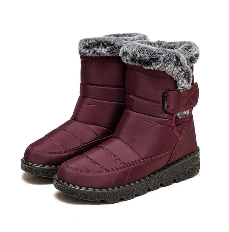 Botas de neve femininas  macias