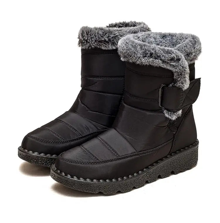 Botas de neve femininas  macias