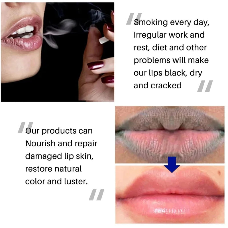 Remove Dark Lip Balm Máscara de melanina clareadora Gloss Oil Esfoliante Hidratante de limpeza Maquiagem Beleza Produtos de cuidados com a saúde Novo 2024