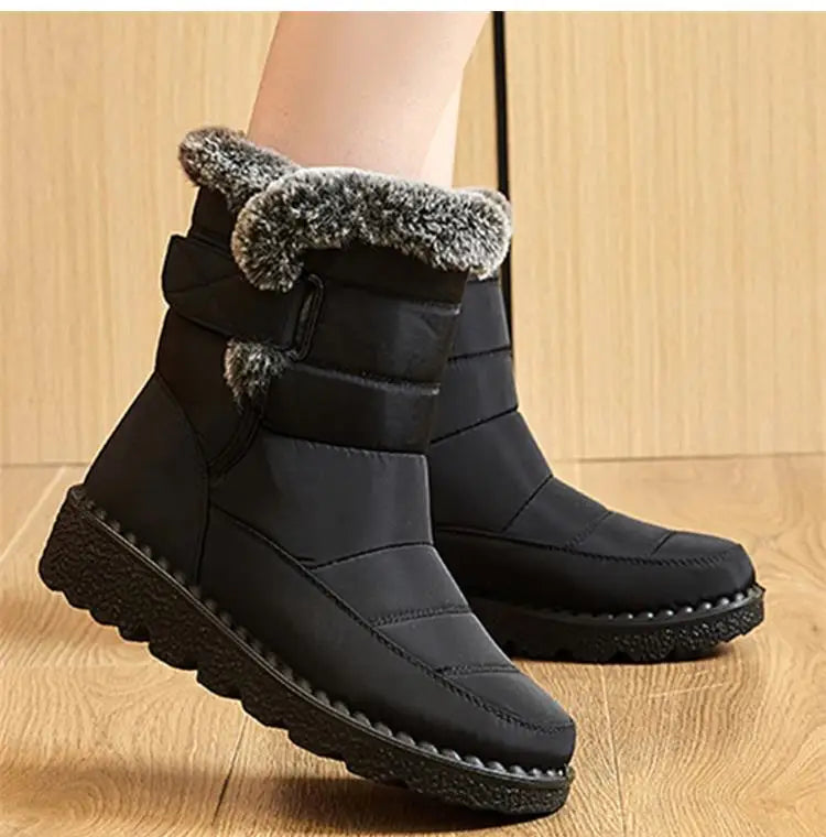 Botas de neve femininas  macias