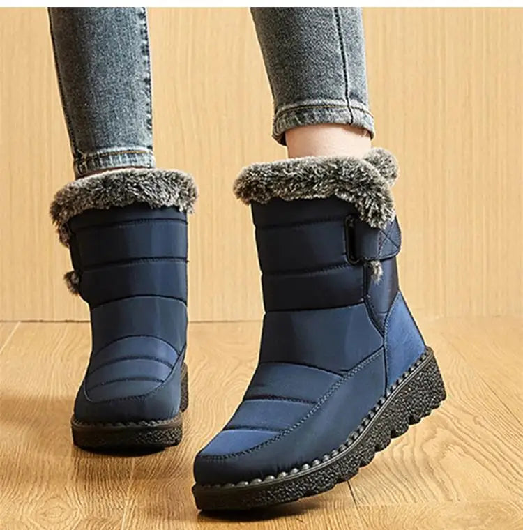 Botas de neve femininas  macias