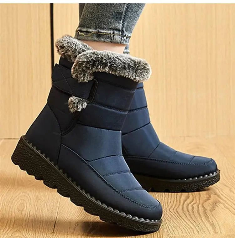 Botas de neve femininas  macias