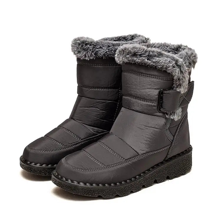 Botas de neve femininas  macias